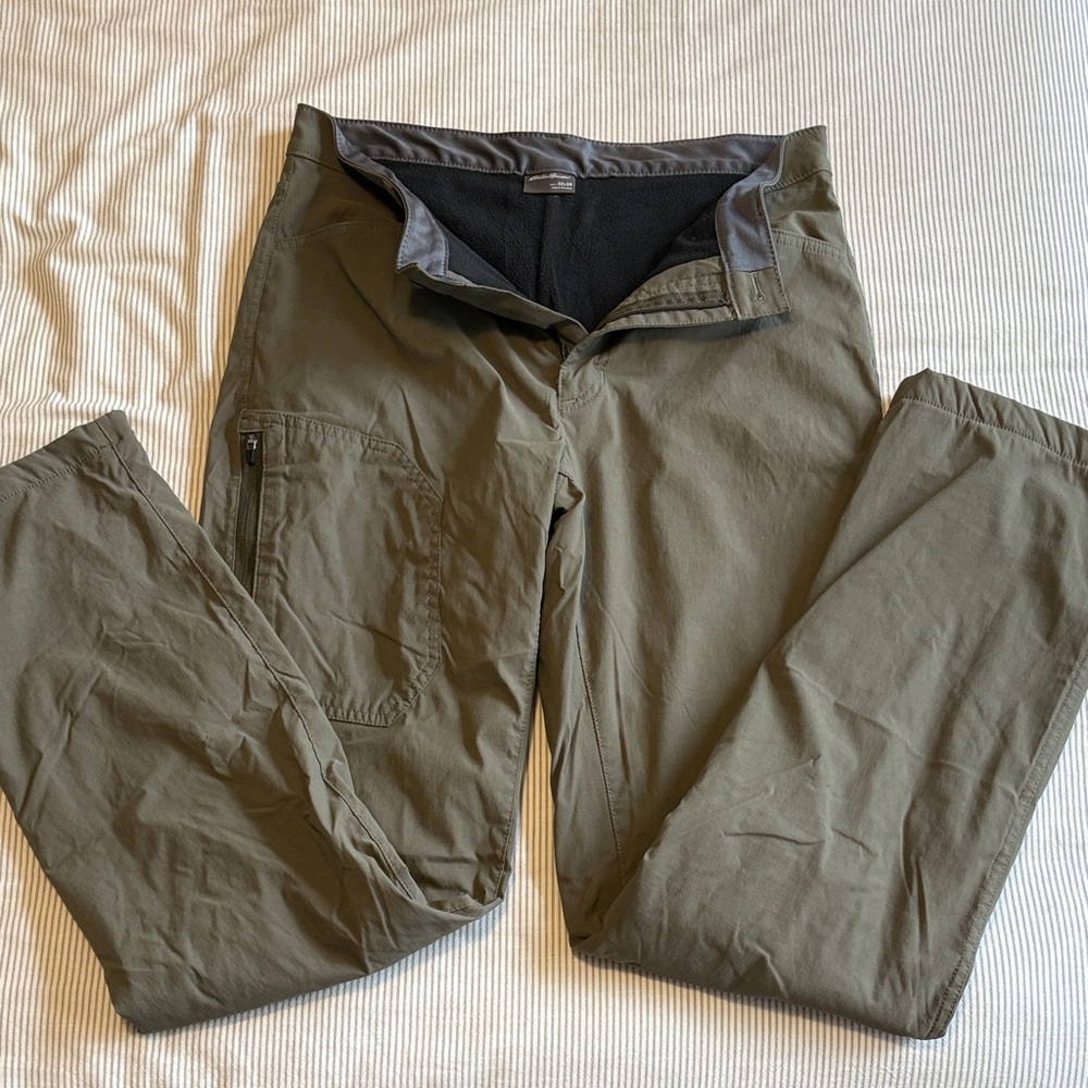 Eddie Bauer Men's Fleece-lined Nylon Pants, 32x34